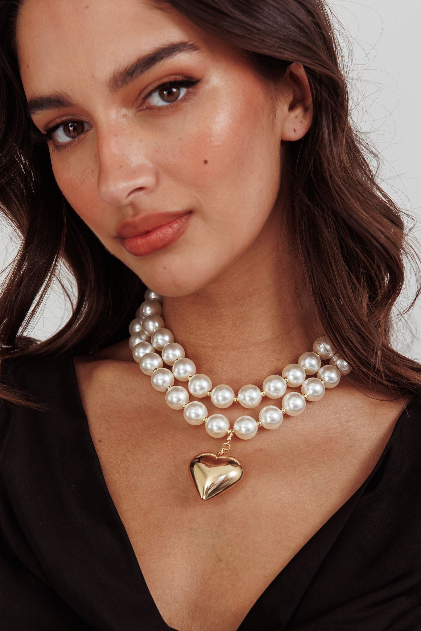 Pretty woman heart necklace outlet