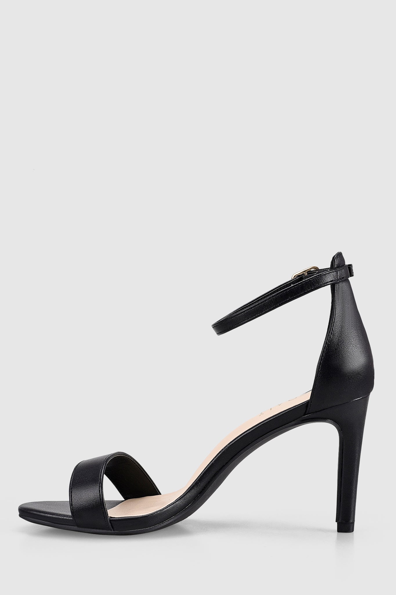 Shop the VERALi Mattie Strappy Heels Black Smooth | Selfie Leslie Australia