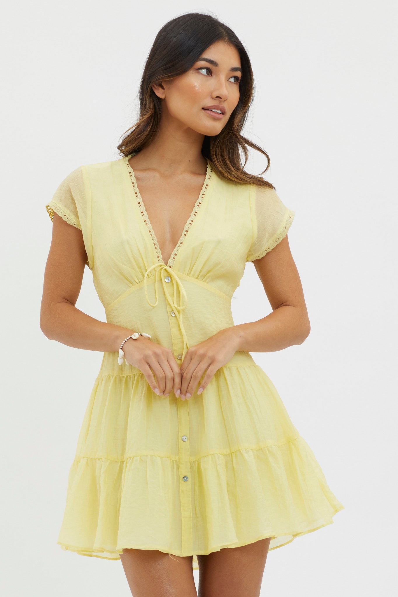 Forever 21 lemon dress best sale