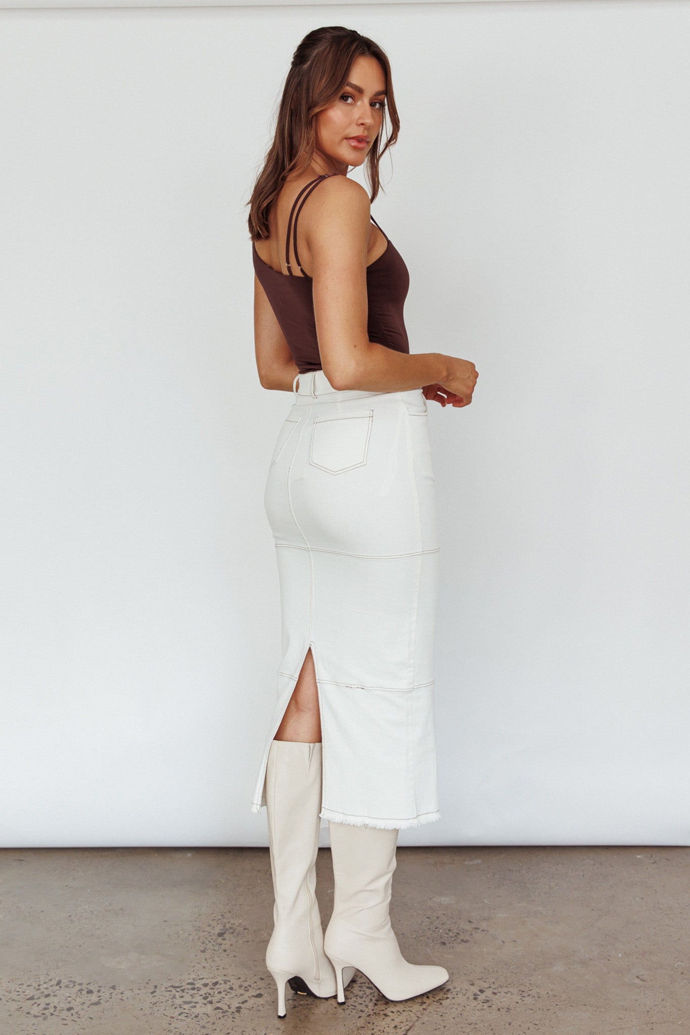 White midi skirt australia sale