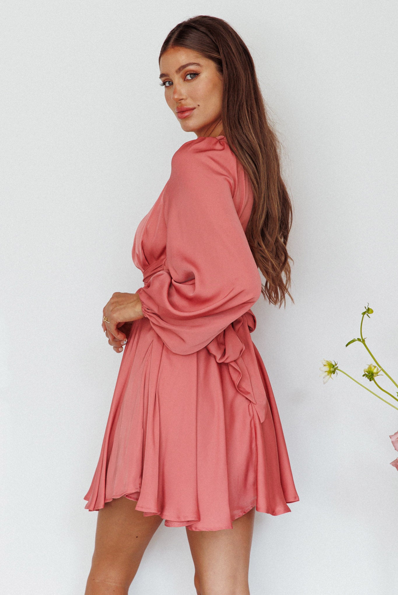 Leia Floral Maxi Wrap Dress - Adorn Boutique